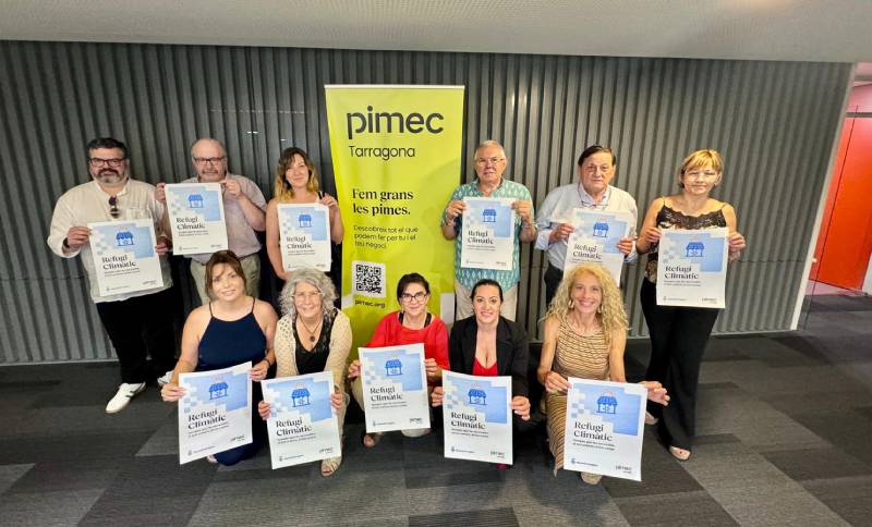 Pimec Comerç Tarragona promou els comerços locals com a refugis climàtics per fer front a les altes temperatures 